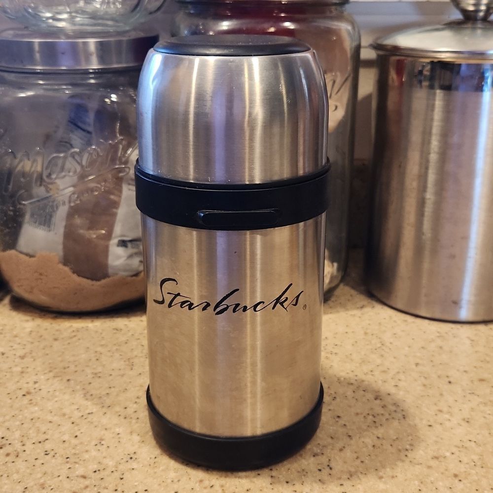 Starbucks Stainless Steel Big Mouth Bottle Thermos Vintage 32 oz.